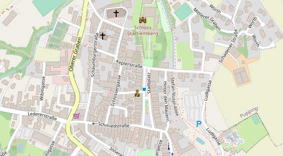 Restaurant auf Karte