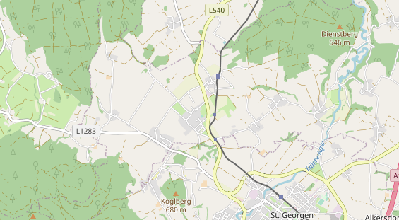 Restaurant auf Karte