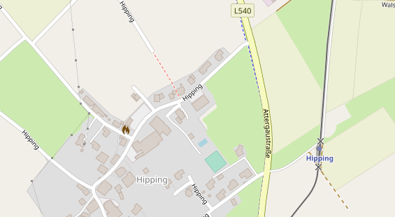 Restaurant auf Karte