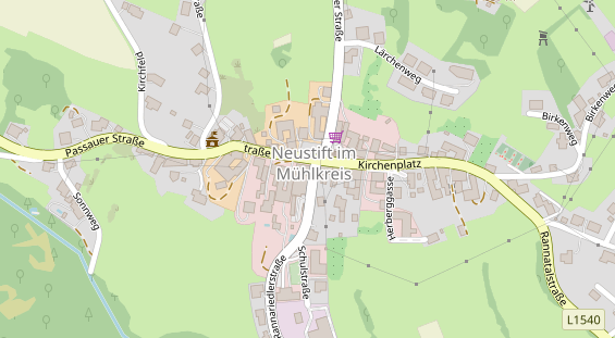 Restaurant auf Karte