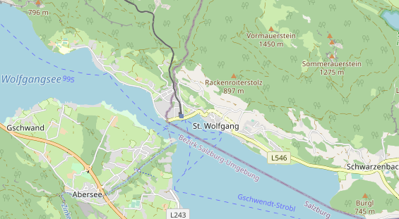 Restaurant auf Karte