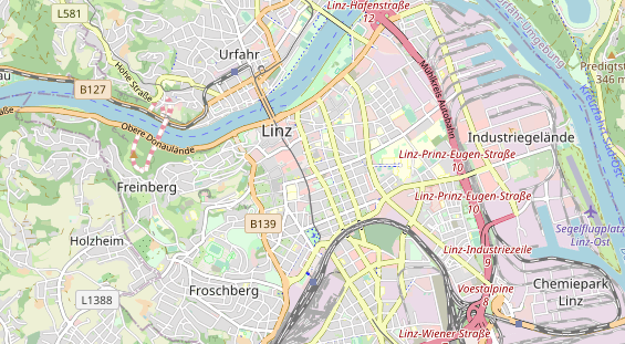 Restaurant auf Karte