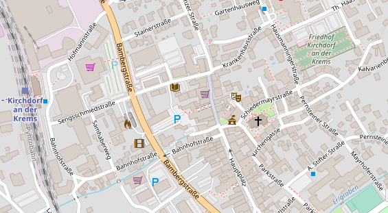 Restaurant auf Karte