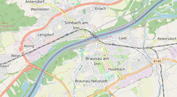 Restaurant auf Karte