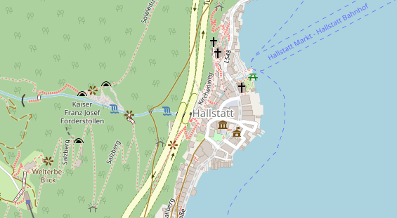 Restaurant auf Karte