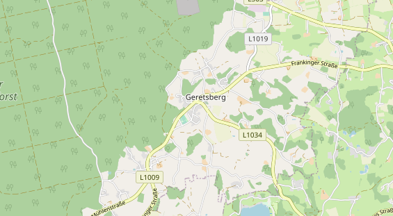 Restaurant auf Karte