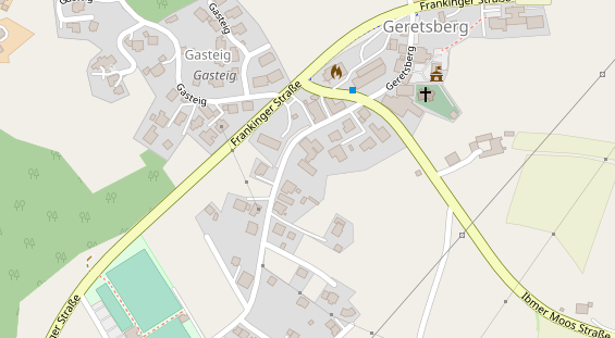 Restaurant auf Karte