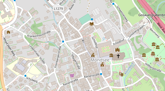 Restaurant auf Karte