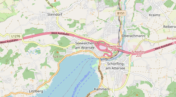 Restaurant auf Karte