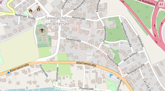 Restaurant auf Karte