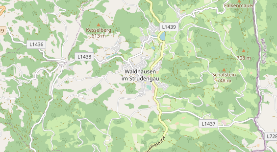 Restaurant auf Karte