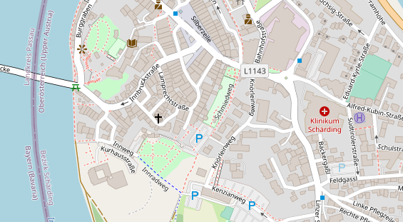 Restaurant auf Karte