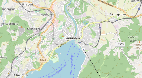 Restaurant auf Karte