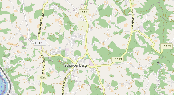 Restaurant auf Karte