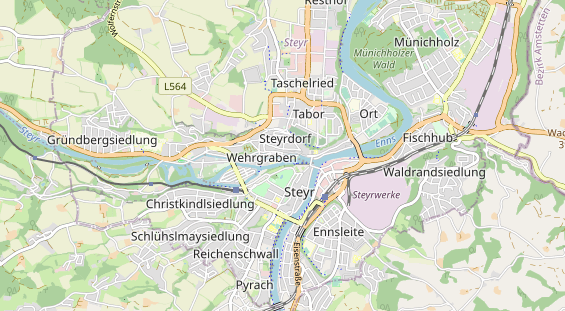 Restaurant auf Karte