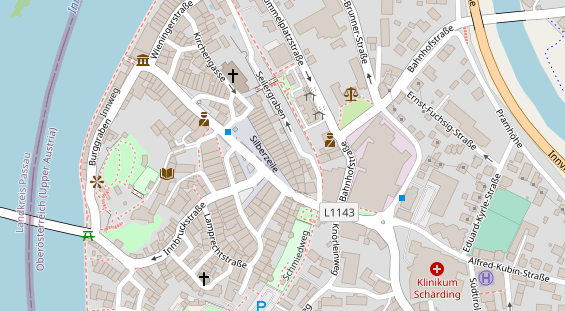 Restaurant auf Karte