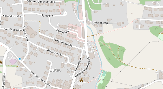 Restaurant auf Karte