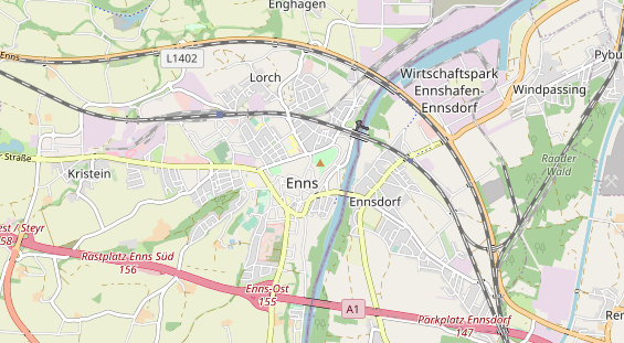 Restaurant auf Karte