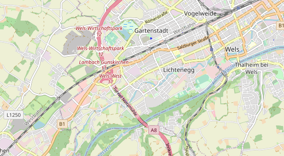 Restaurant auf Karte