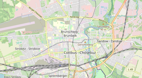 Restaurant auf Karte