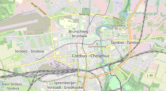 Restaurant auf Karte