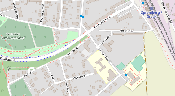 Restaurant auf Karte