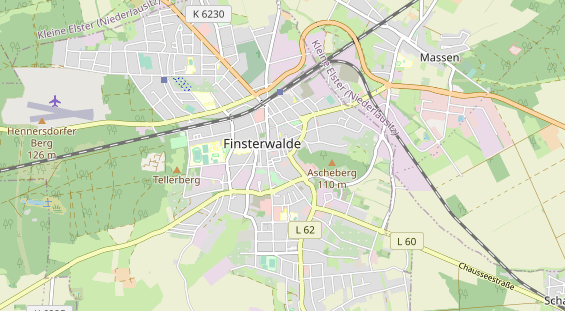 Restaurant auf Karte