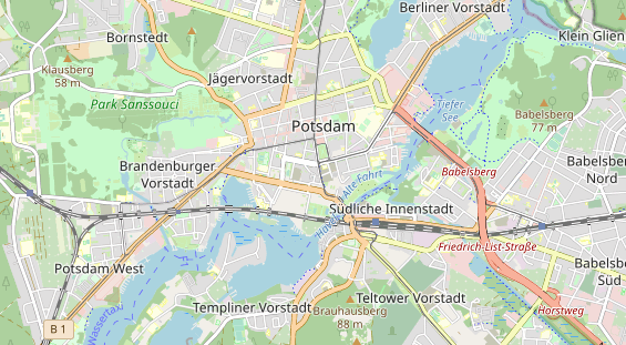 Restaurant auf Karte