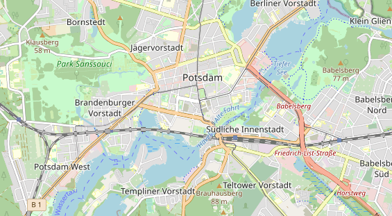 Restaurant auf Karte