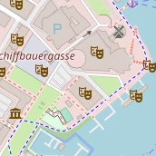 Restaurant auf Karte