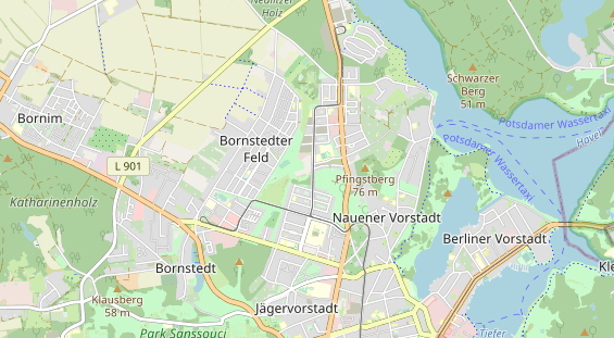 Restaurant auf Karte