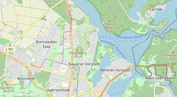 Restaurant auf Karte