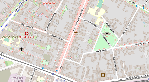 Restaurant auf Karte