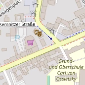 Restaurant auf Karte