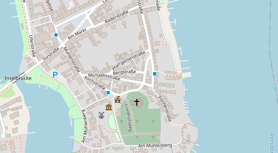 Restaurant auf Karte