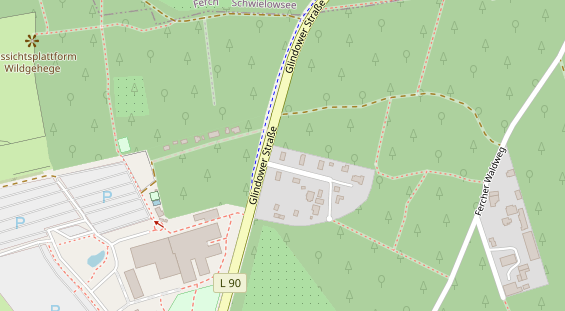 Restaurant auf Karte