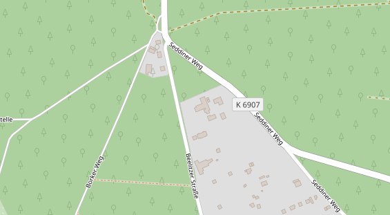 Restaurant auf Karte