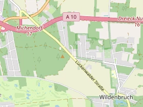 Restaurant auf Karte