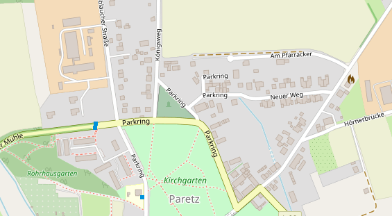 Restaurant auf Karte