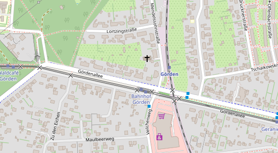 Restaurant auf Karte