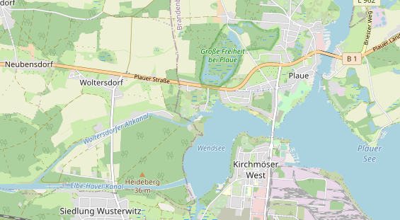 Restaurant auf Karte