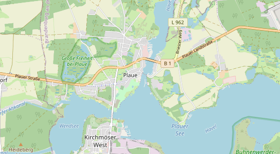 Restaurant auf Karte