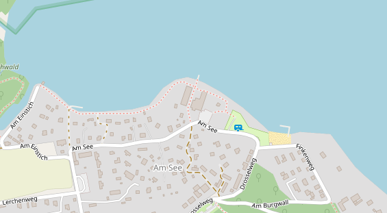 Restaurant auf Karte