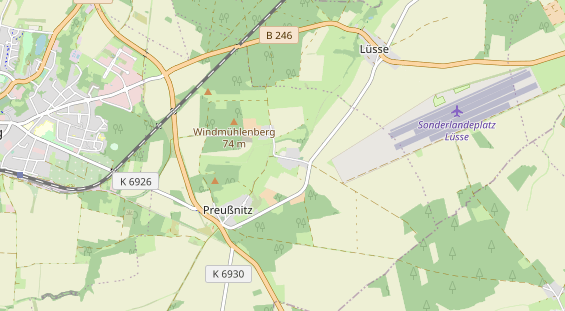 Restaurant auf Karte