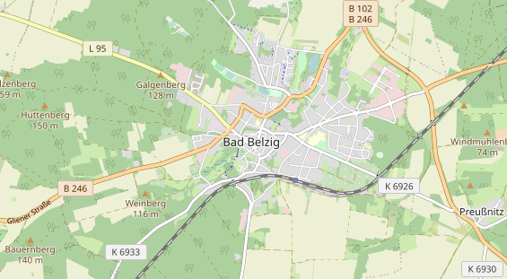 Restaurant auf Karte