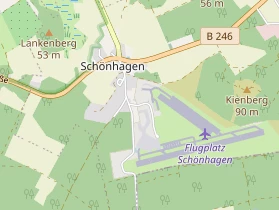 Restaurant auf Karte
