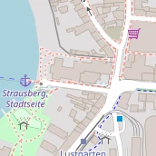 Restaurant auf Karte