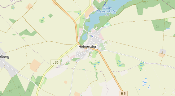 Restaurant auf Karte