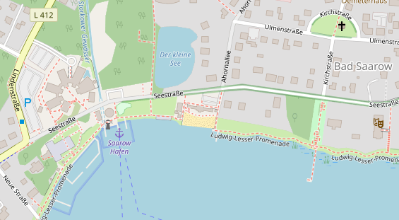 Restaurant auf Karte