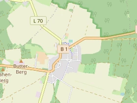 Restaurant auf Karte
